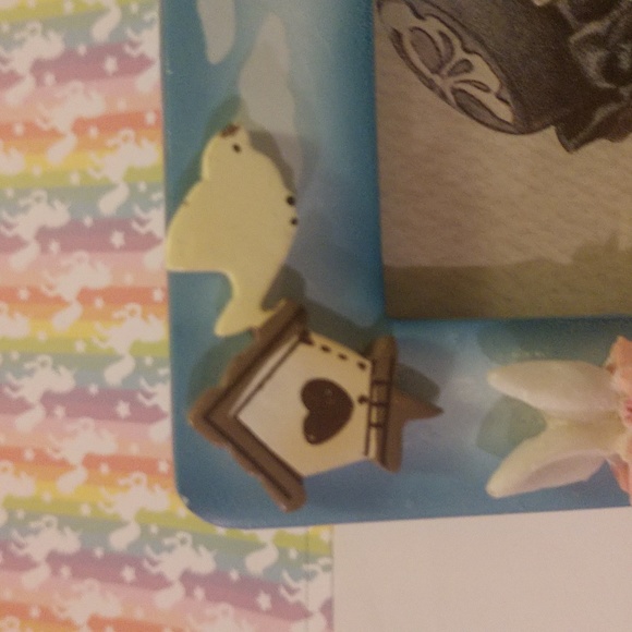 Bunnies & Birds Picture Frame, Easter Frame, Kids Room, Cute! - Picture 5 of 10